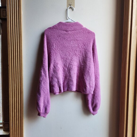 Truth By Republic Pinkish Purple Mock Neck Sweater Size Medium - Picture 15 of 15